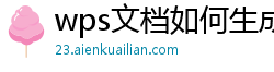 wps文档如何生成二维码分享